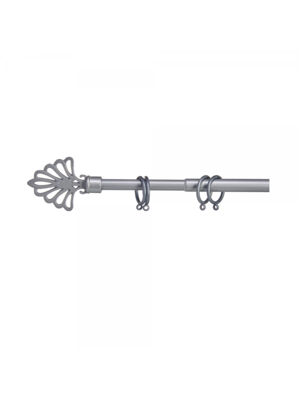 Barra CORTINA surtido 120-210 plata