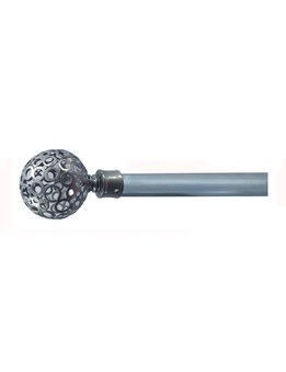 Barra cortina DOBLE ext 120x210 plata