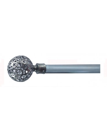 Barra cortina DOBLE ext 120x210 plata