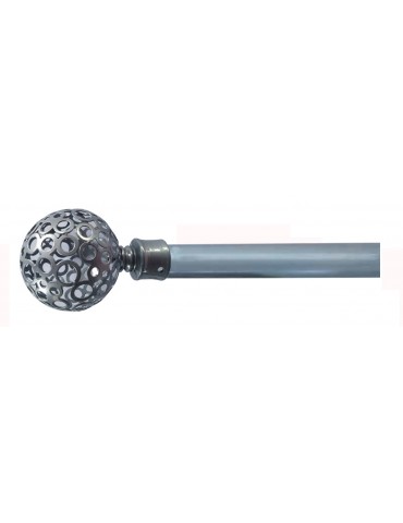 Barra cortina DOBLE ext. 160x310 plata