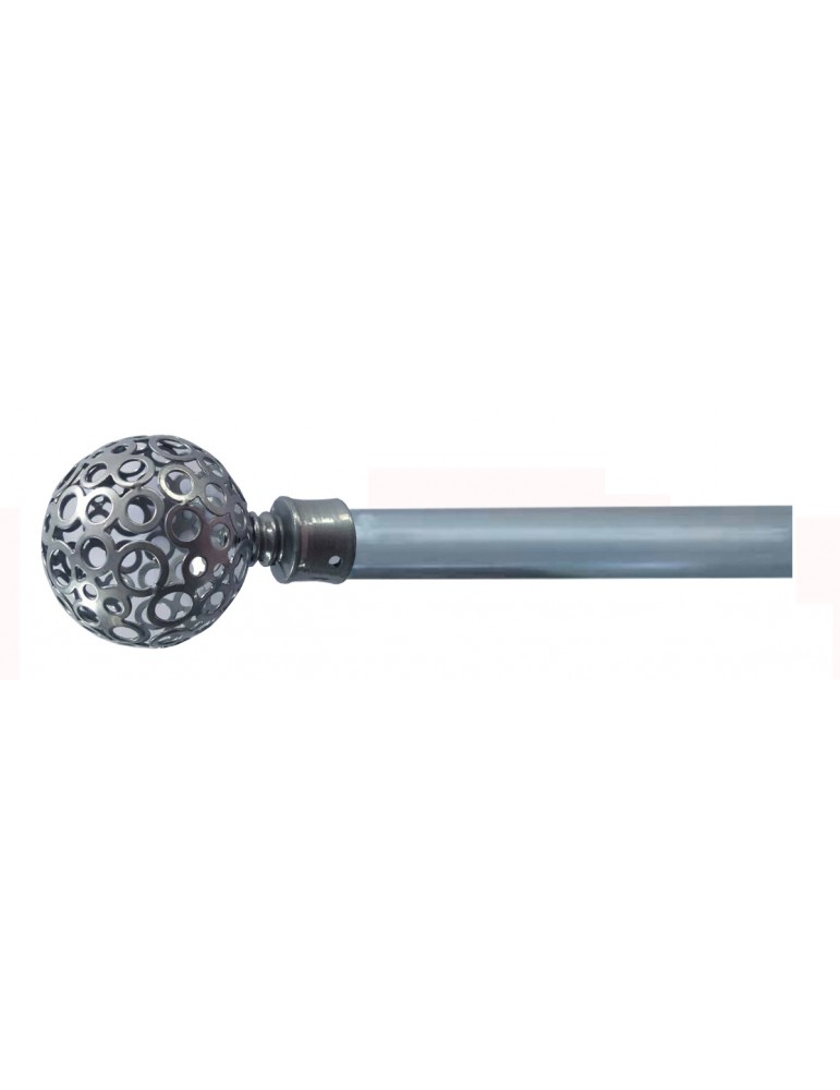 Barra cortina DOBLE ext. 160x310 plata