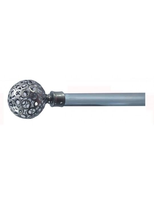 Barra cortina DOBLE ext. 160x310 plata