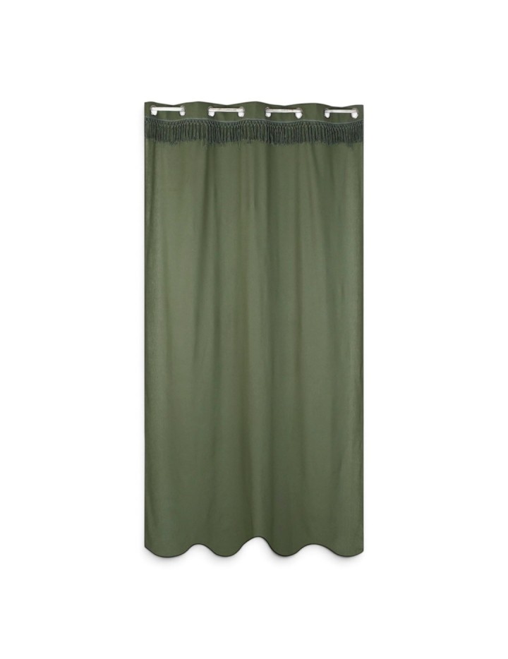Cortina 383 FLECOS verde