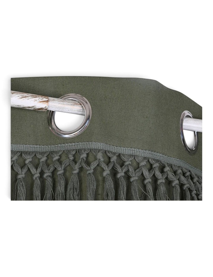Cortina 383 FLECOS verde