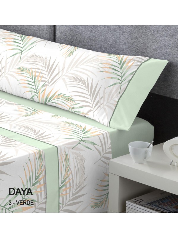 Juego sábanas DAYA 100% algodón